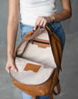 Leather Backpack Travel