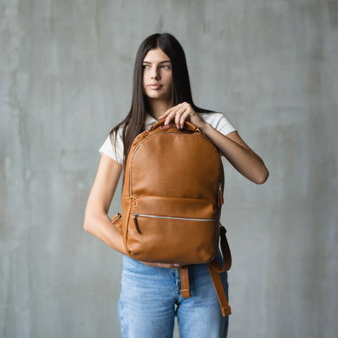 Women Leather Backpack