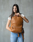 Women Leather Backpack