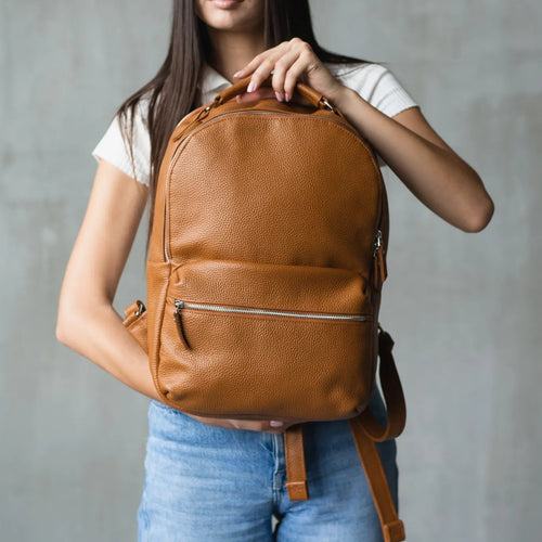 Laptop Backpack — Premium Personalized Handmade Leather Backpack | Pikore