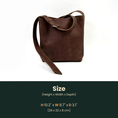 Leather Bags Size Banner
