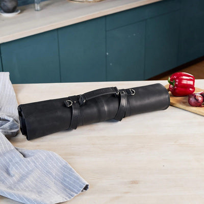 Leather BBQ Organizer Bag