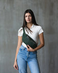 Leather Belt Bag Womens