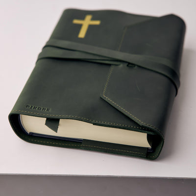 Leather Bible Cover Custom