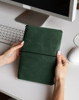 Leather Bound Notebook Refillable