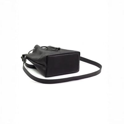 Leather Bucket Bag Purse