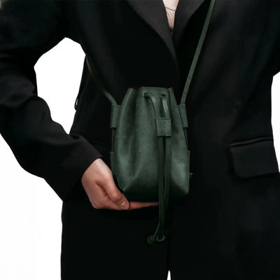 Leather Bucket Purse