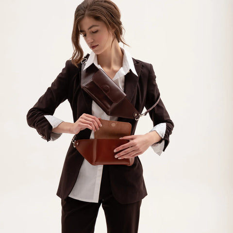 Leather Bum Bag Womens