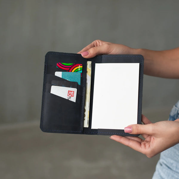 Leather Checkbook Holder