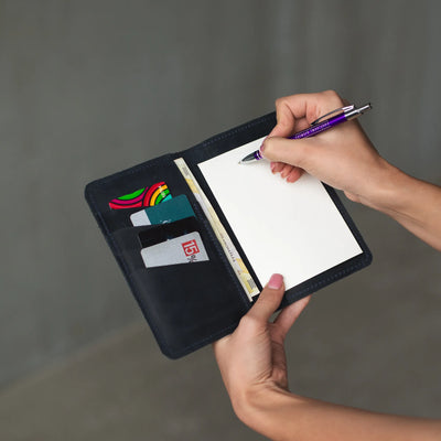 Leather Checkbook Wallet