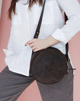 Leather Circle Bag