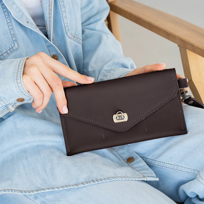 Leather Clutch Wallet