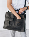 Leather Computer Bag for Ladies