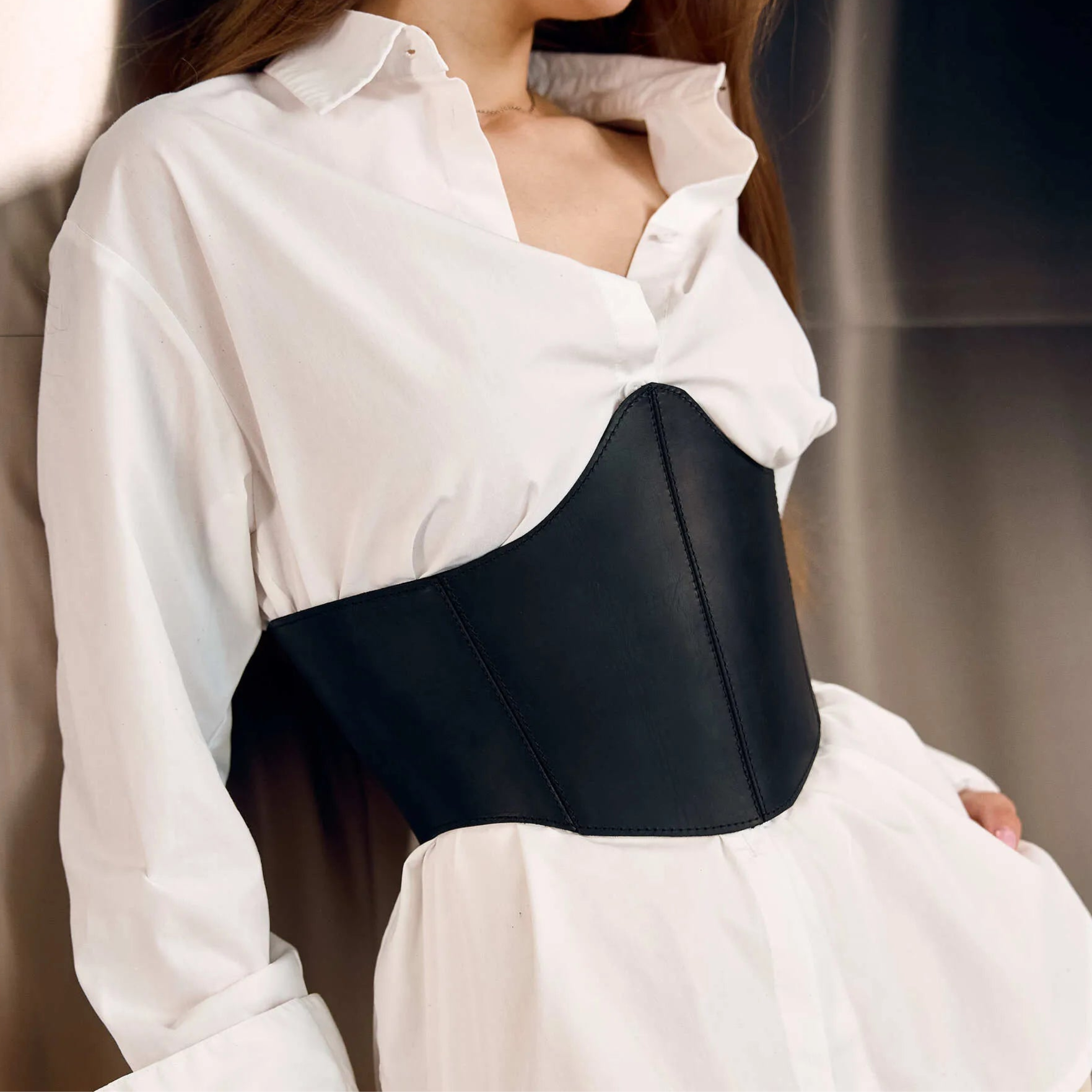 Leather Corset Belt