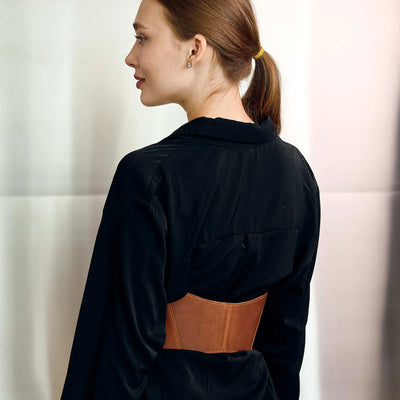 Leather Corset Plus Size