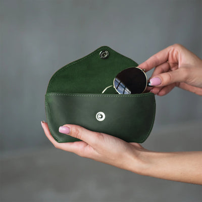 Leather Eyeglass Case