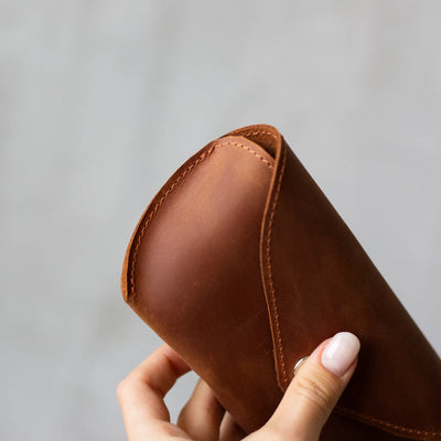 Leather Eyeglass Holder