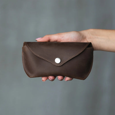 Leather Glasses Pouch