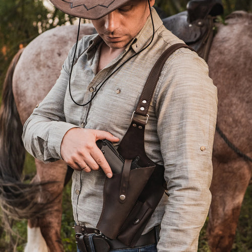 Leather Gun Holster