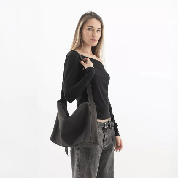 Leather Hobo Bag