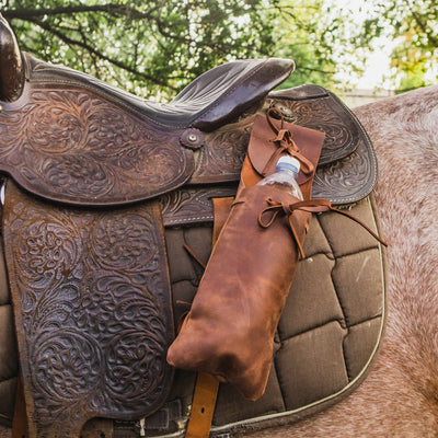 Leather Horse Drink Holder