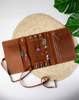 Leather Jewelry Roll