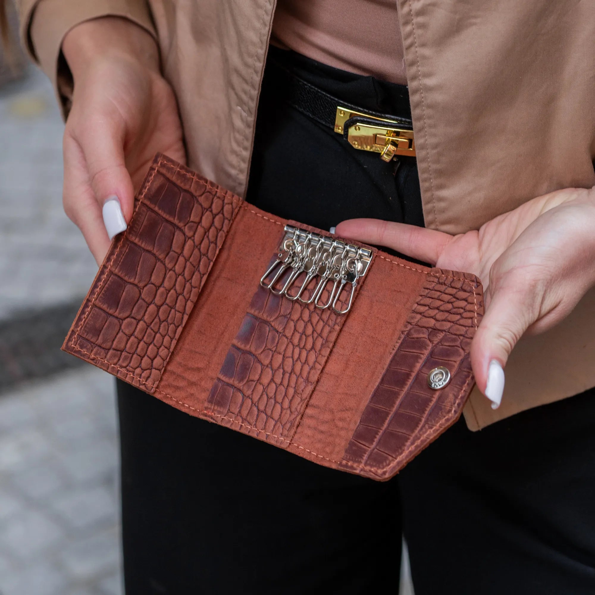 Leather Key Pouch
