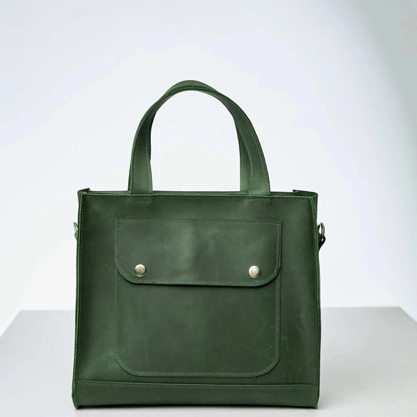 Leather Laptop Handbag