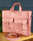 Leather Laptop Messenger Bag