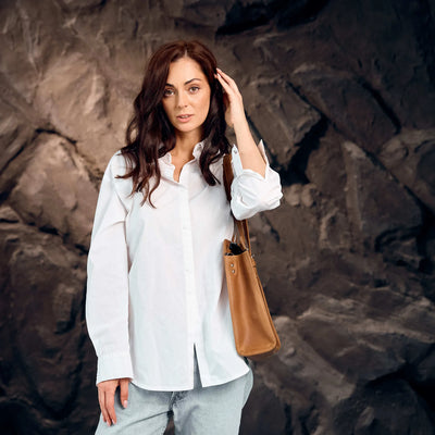 Leather Office Bag Women