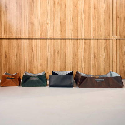 Leather Organizer Box