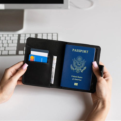 Leather Passport Sleeve