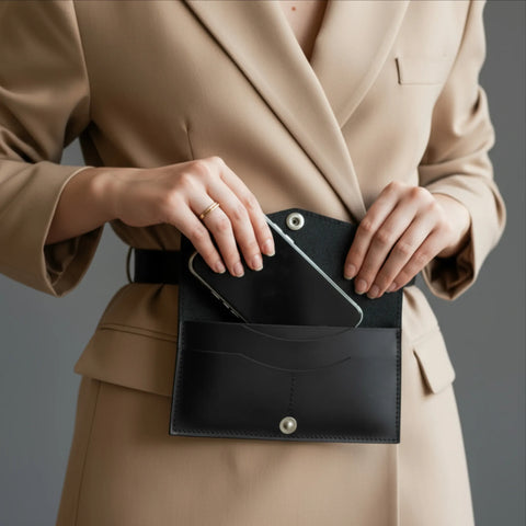 Leather Phone Belt Bag