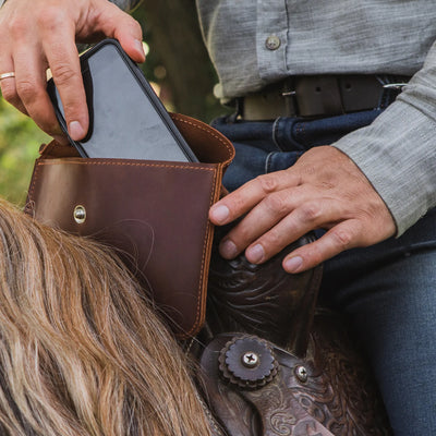 Leather Saddle Bag