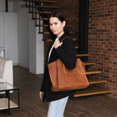 Leather Shoulder Purse