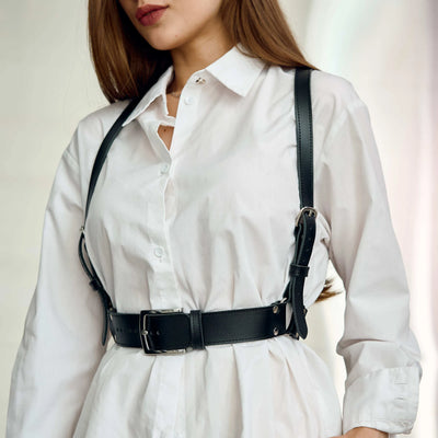 Leather Suspender Harness