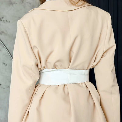 Leather Tie Waist Belt