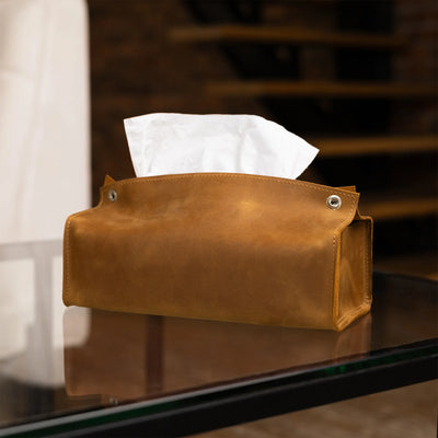 Leather Tissue Case