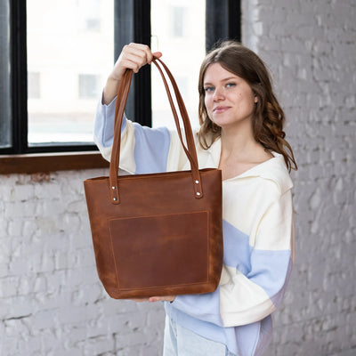 Leather Tote Bag