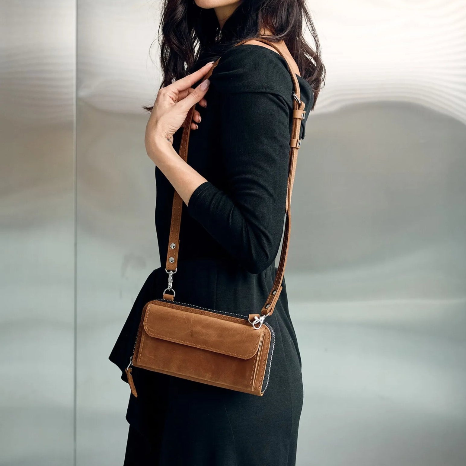Leather Wallet Bag