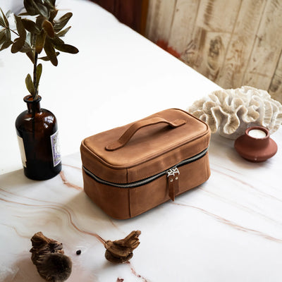 Leather Wash Bag