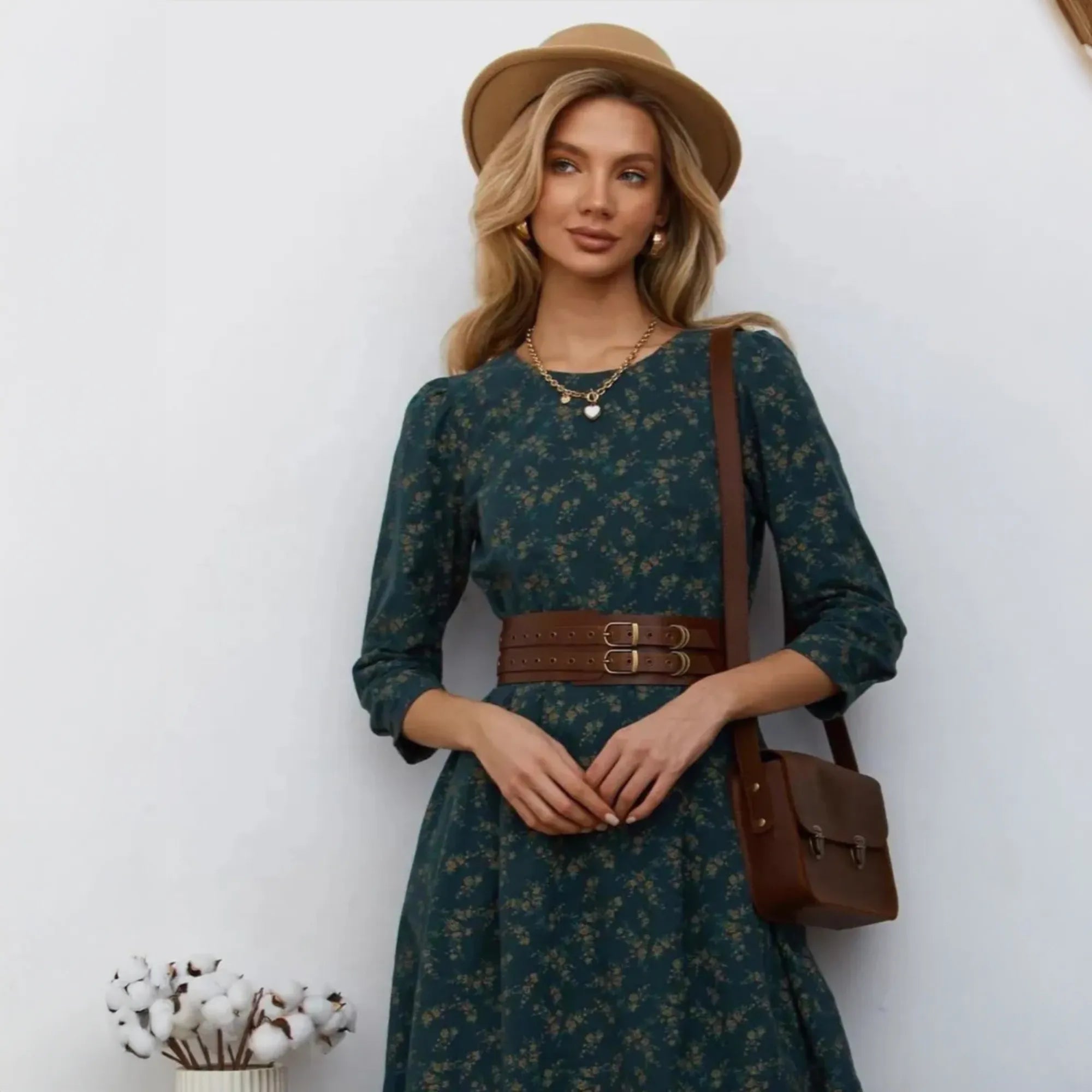 Leather Wide Belt