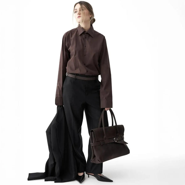 Leather Work Bags Women