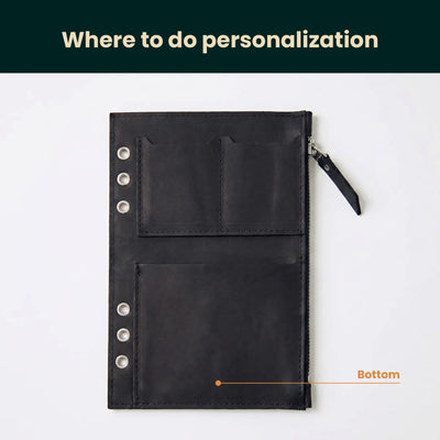Leather Insert with Pockets