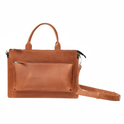 Leather Laptop Bag — Premium Personalized Handmade Leather Laptop Sleeve | Pikore