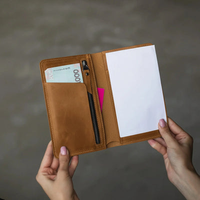 Leather Checkbook Cover