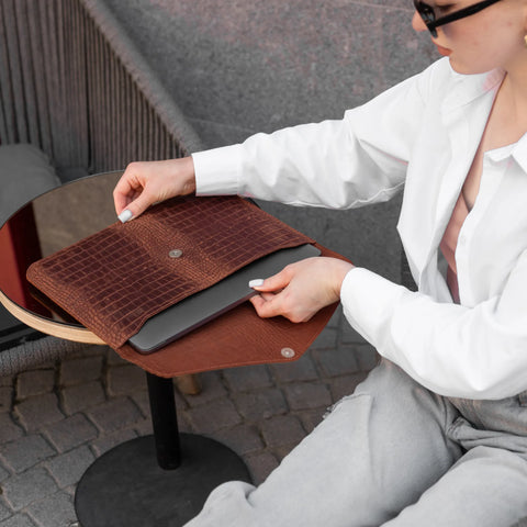 Macbook Air m1 Leather Case