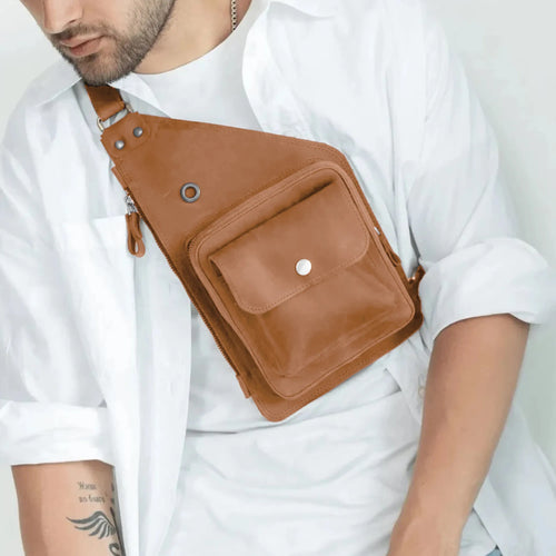 Mens Crossbody Sling Bag