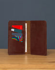 Mens Leather Checkbook Cover