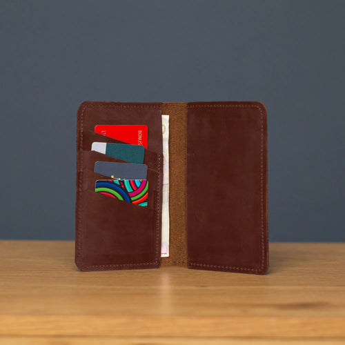 Mens Leather Checkbook Cover